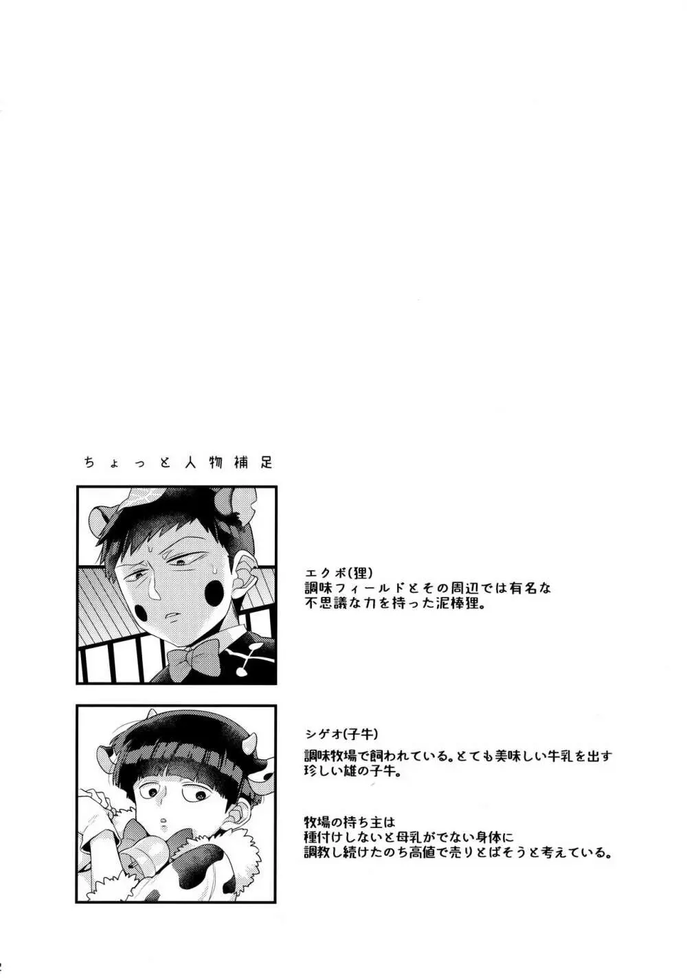狸は絞りたての牛乳がお好き。 - page3