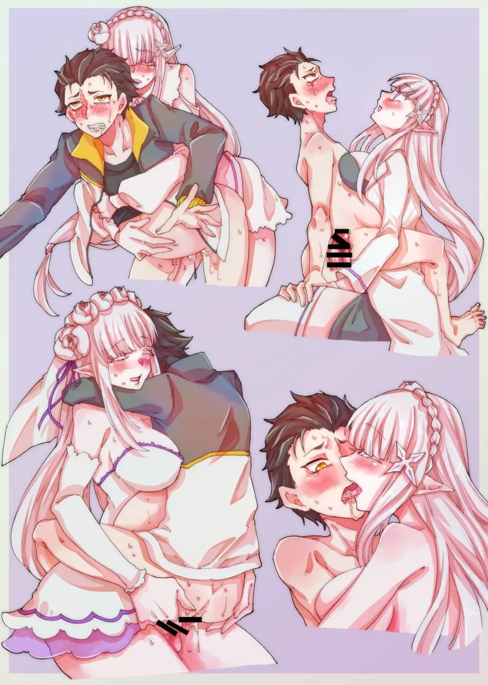 Futa Emilia and Rem top Subaru - page2