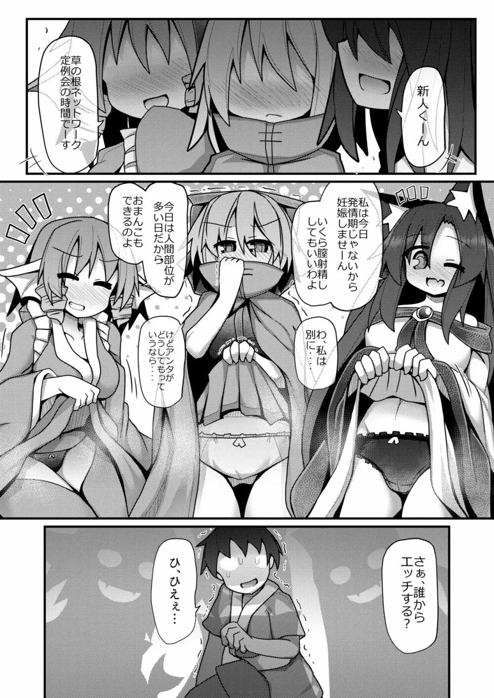 夜の草の根妖怪ネットワーク - page2