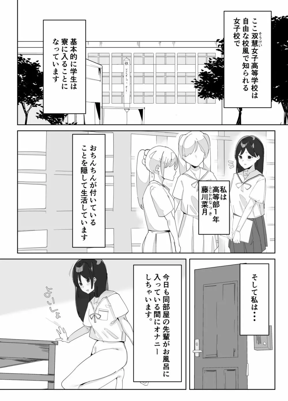 ふたなり娘のいる女子寮 - page3