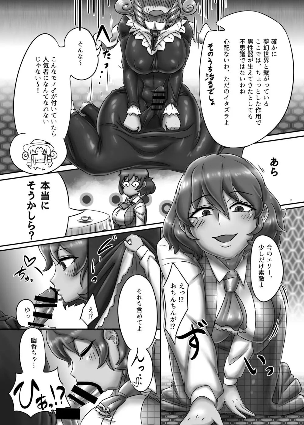 東方ふたなり受け合同誌 - page19