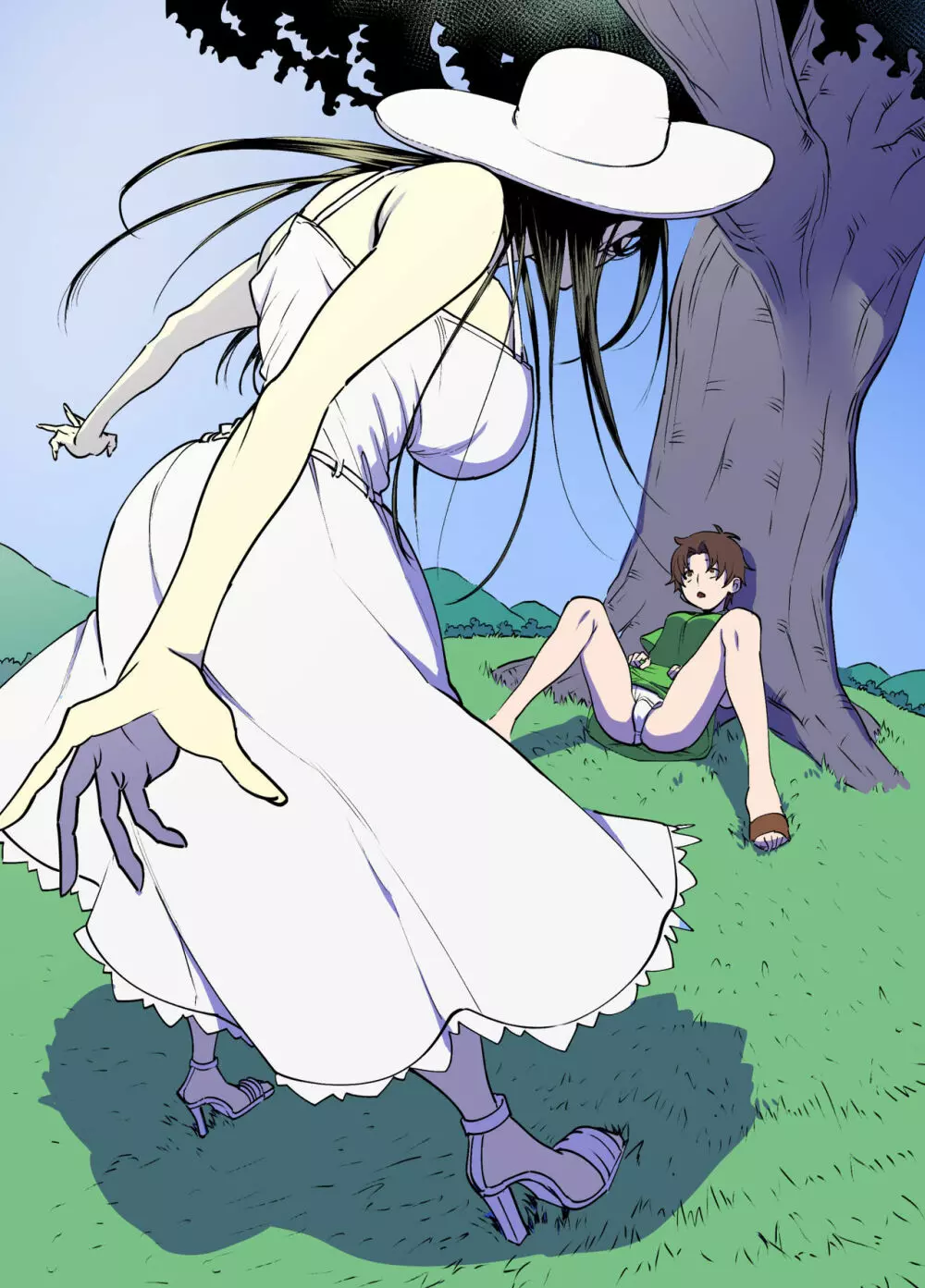 ふたなり百合総集編ーふたなりデカ女×チビ女の熱い性行為ー - page47