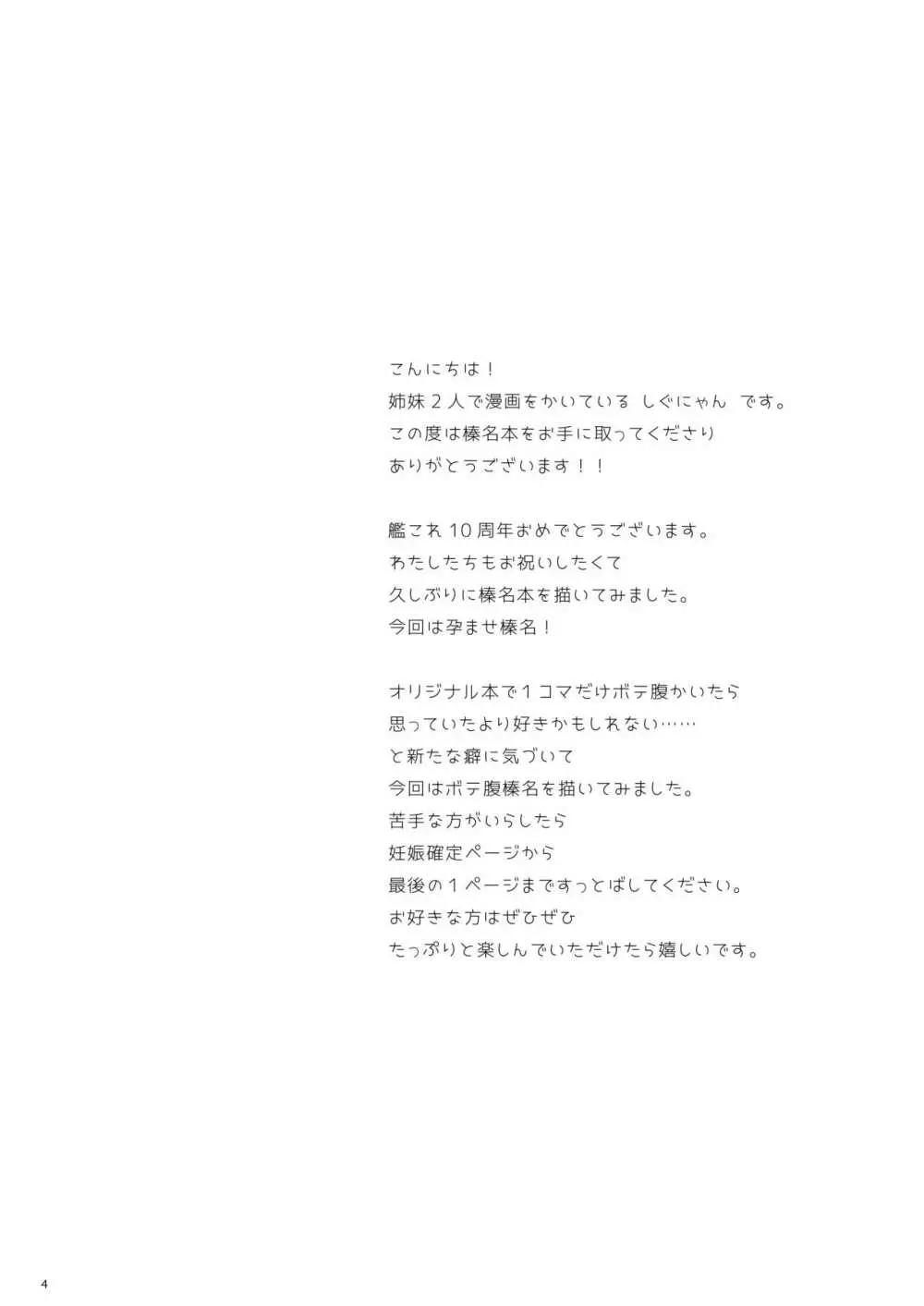 我、榛名と孕ませ夜戦に突入す!! - page4