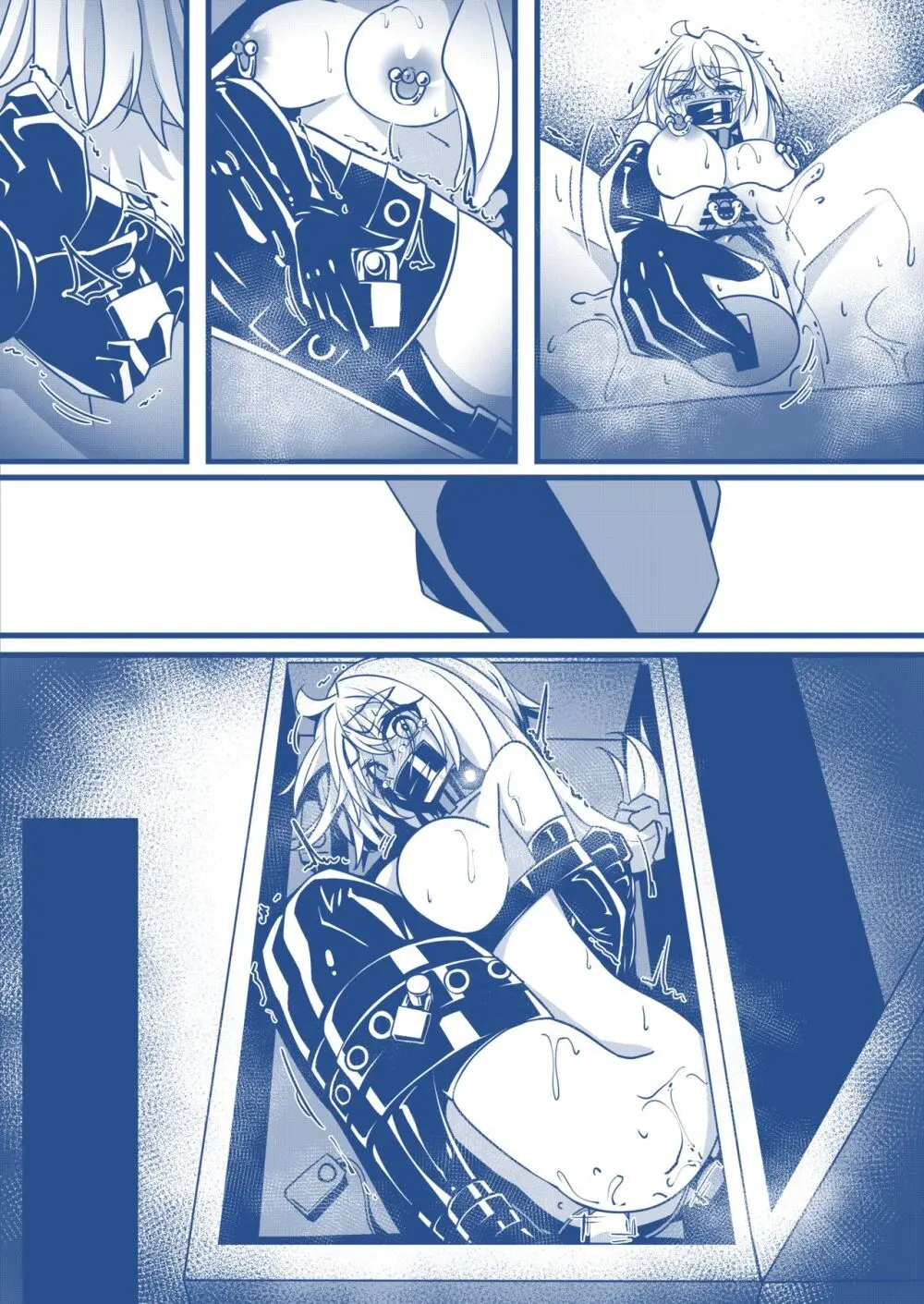 SMラブホで調教される漫画：服従編 - page10