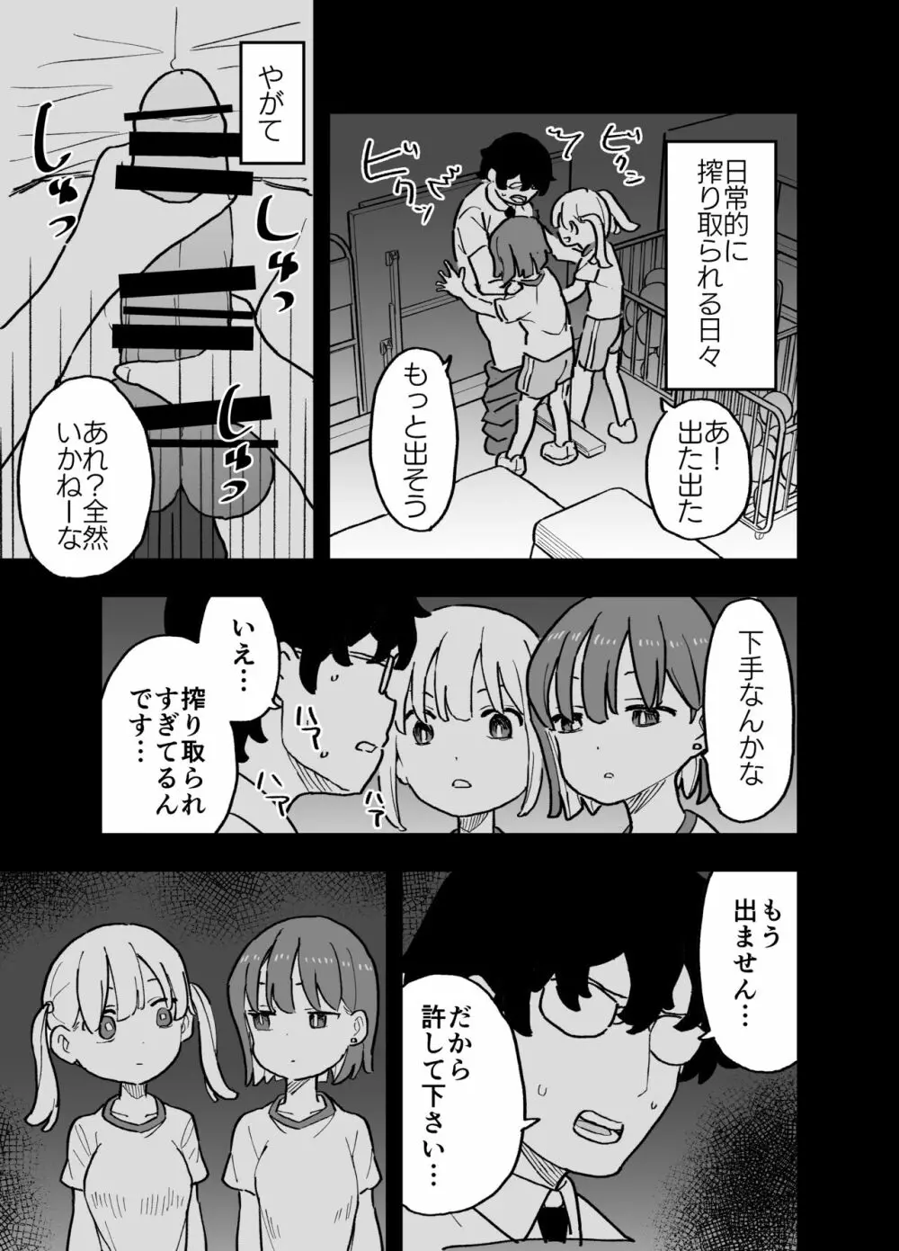 精子に100万円の値がつく世界で生徒たちがお金目当てで僕をレイプしてくる話 - page12