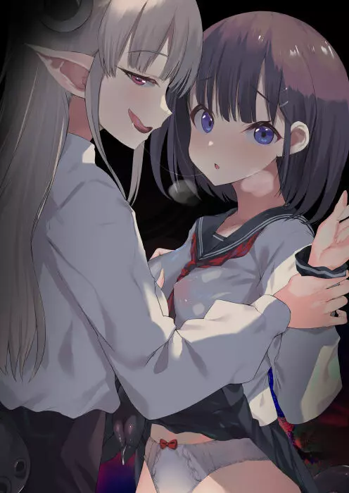 憧れた先生が人外女性だった上に襲われドロドロレズ堕ち交尾した結果孕まされました… - page2