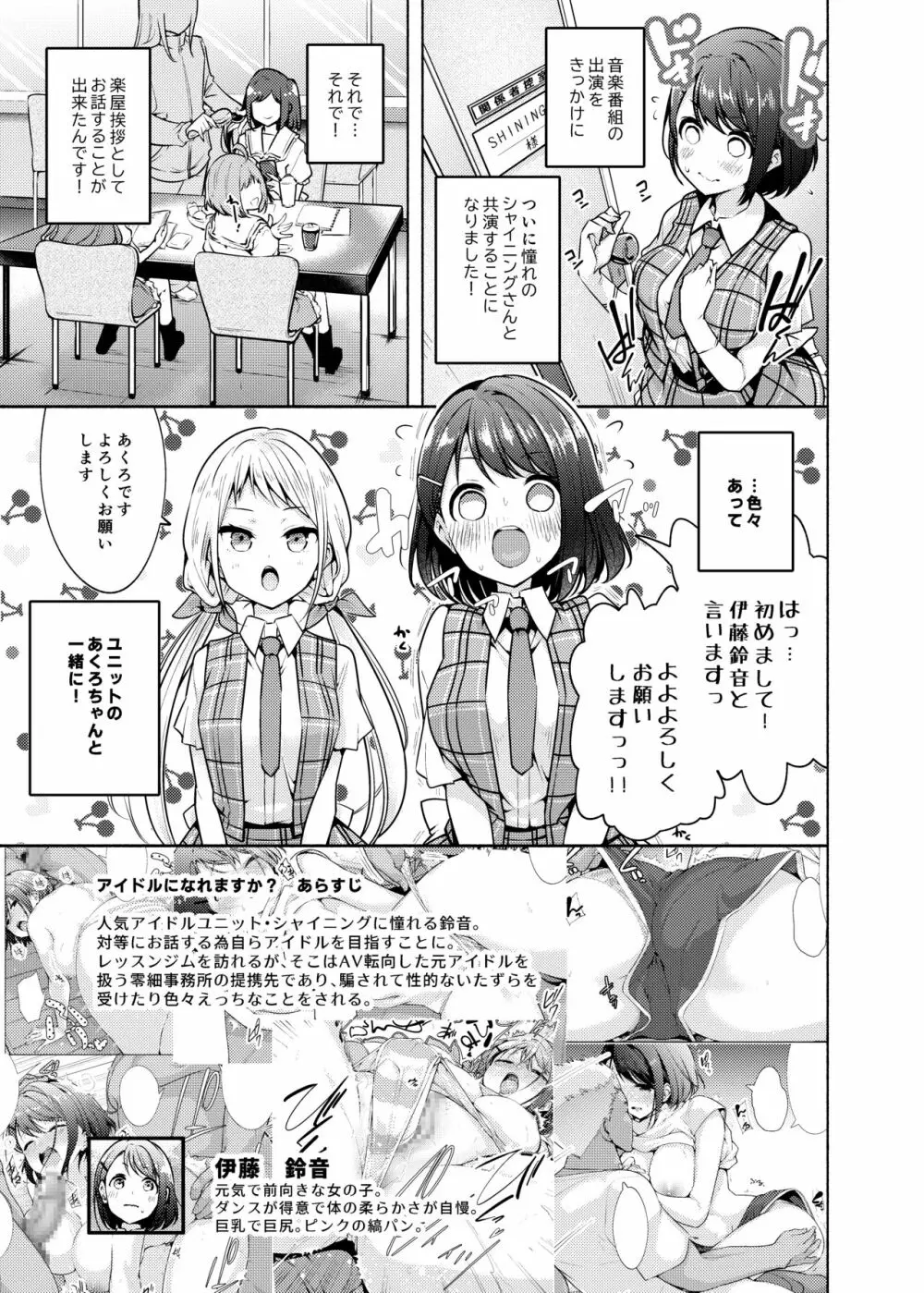 アイドルになれますか?Lesson3 伊藤鈴音の乱交接待 - page2