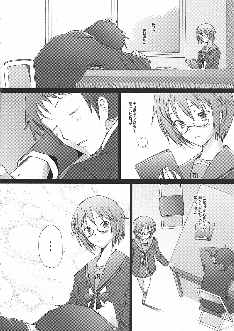 (COMIC1☆4) [琥珀亭 (堺はまち)] -if- (涼宮ハルヒの憂鬱) - page3