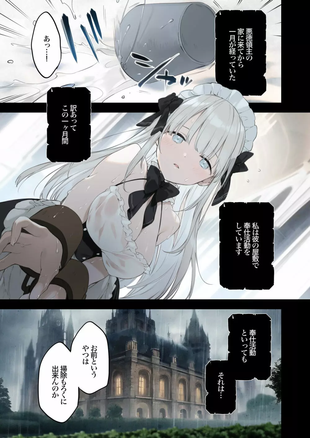 籠絡令嬢メイド堕ち - page2