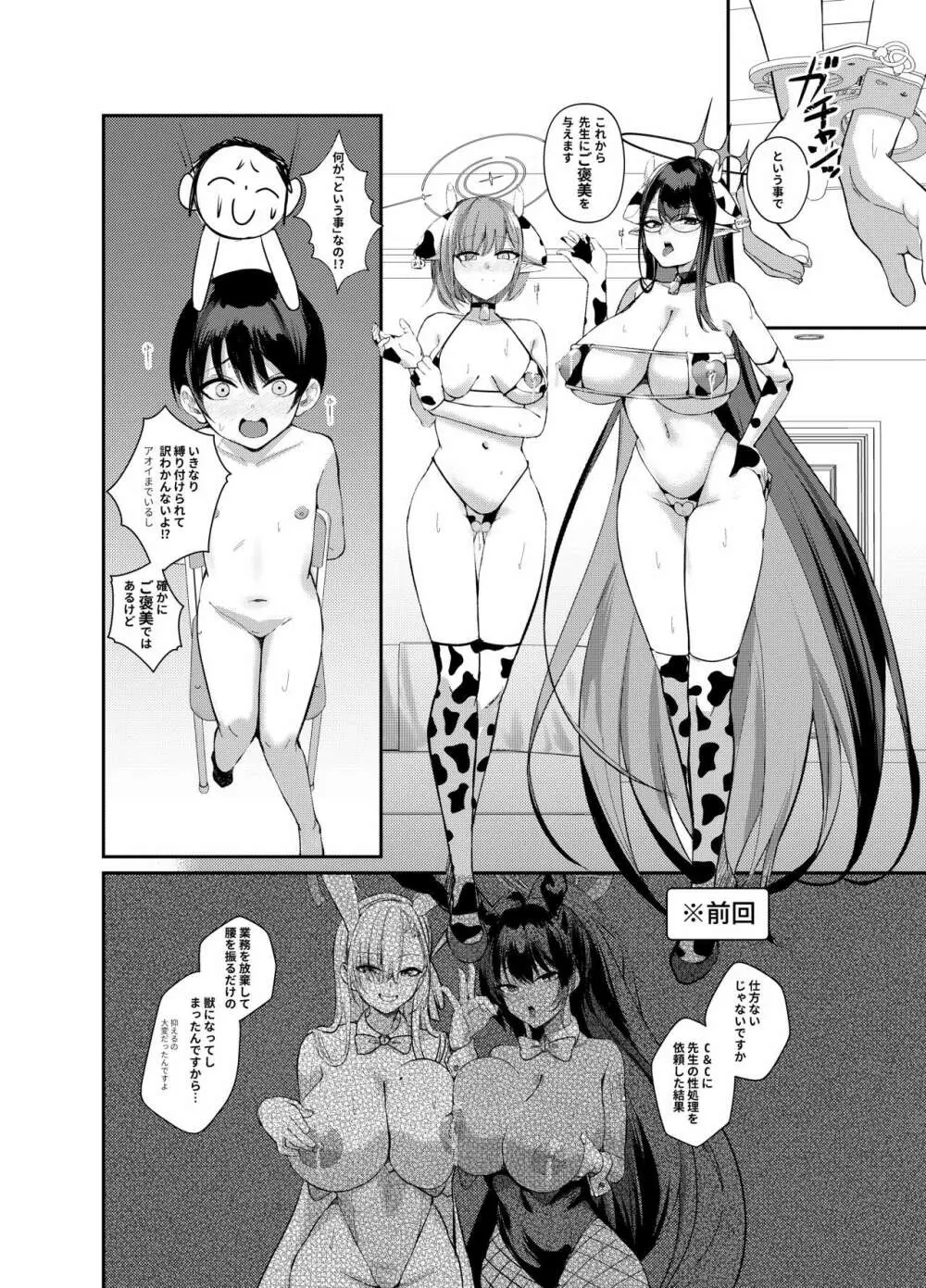 ショタ先生の性処理当番日誌~連邦生徒会 扇喜アオイ七神リン編~ - page2