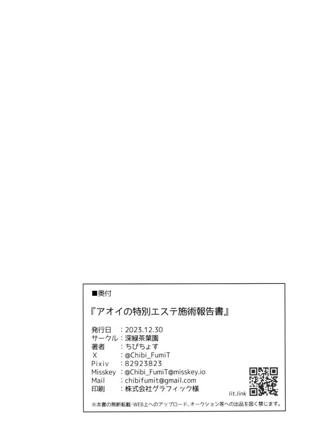 アオイの特別エステ施術報告書 - page23