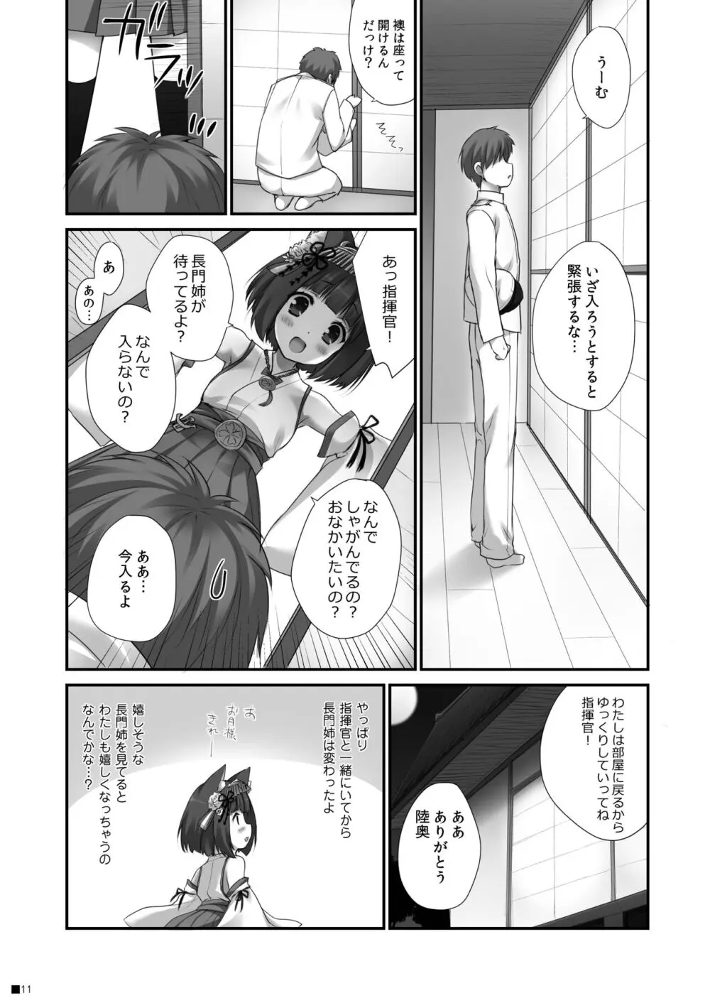 長門のお・も・て・な・し - page10
