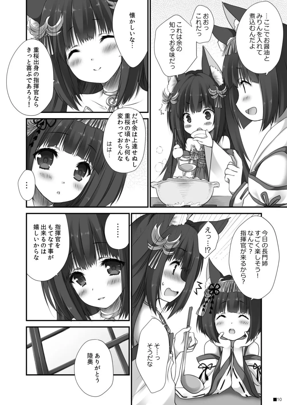 長門のお・も・て・な・し - page9