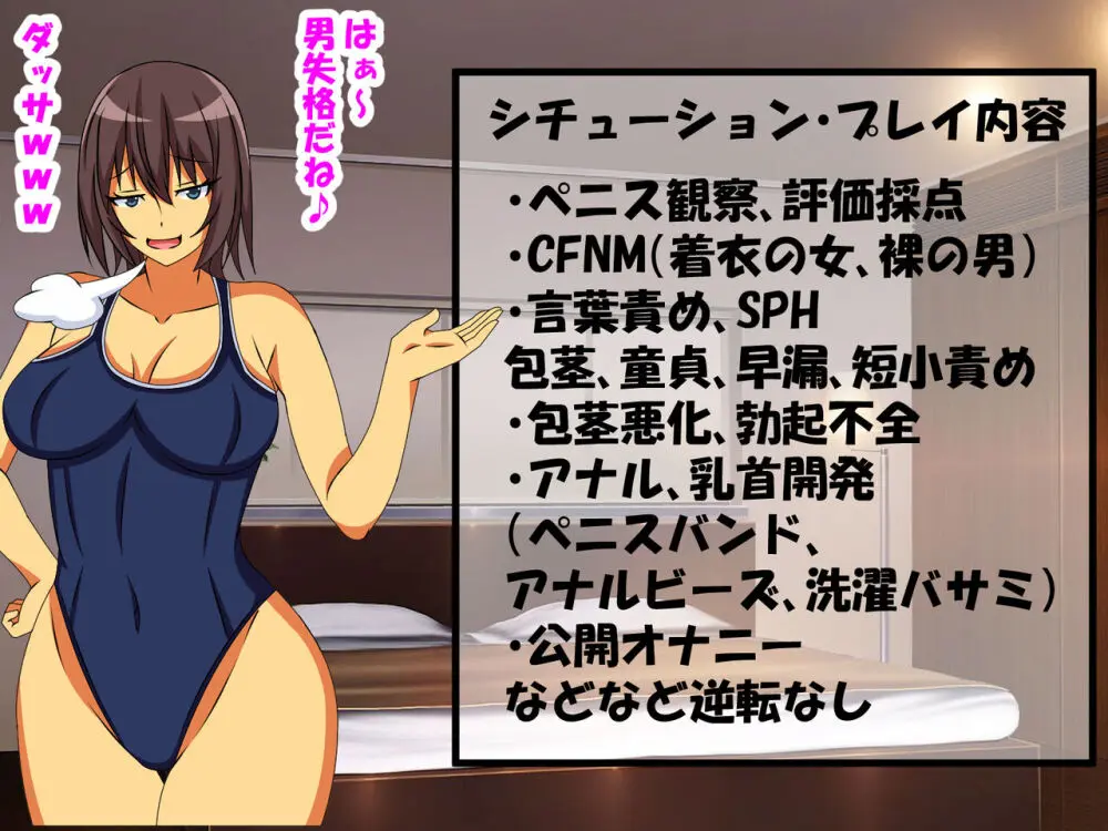 M性感に行ったら同級生に再会し、童貞、包茎、短小がバレ、開発された話 - page4