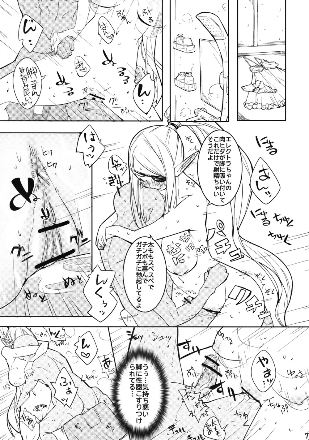 エレクトラ嬢を個室でこまらせよう! - page6