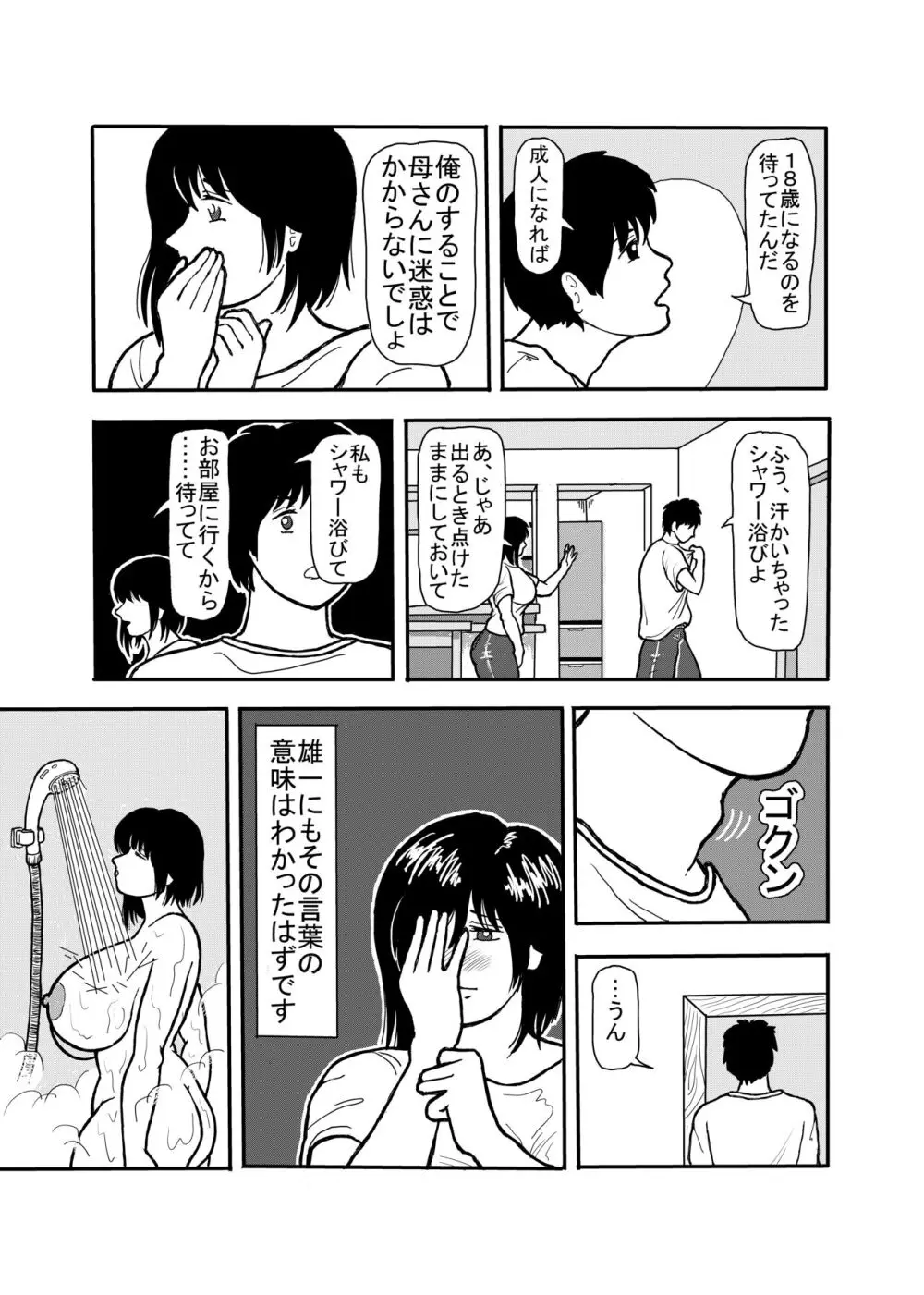 息子と二人きりで暮らすことになりました―初めての膣内射精― - page15