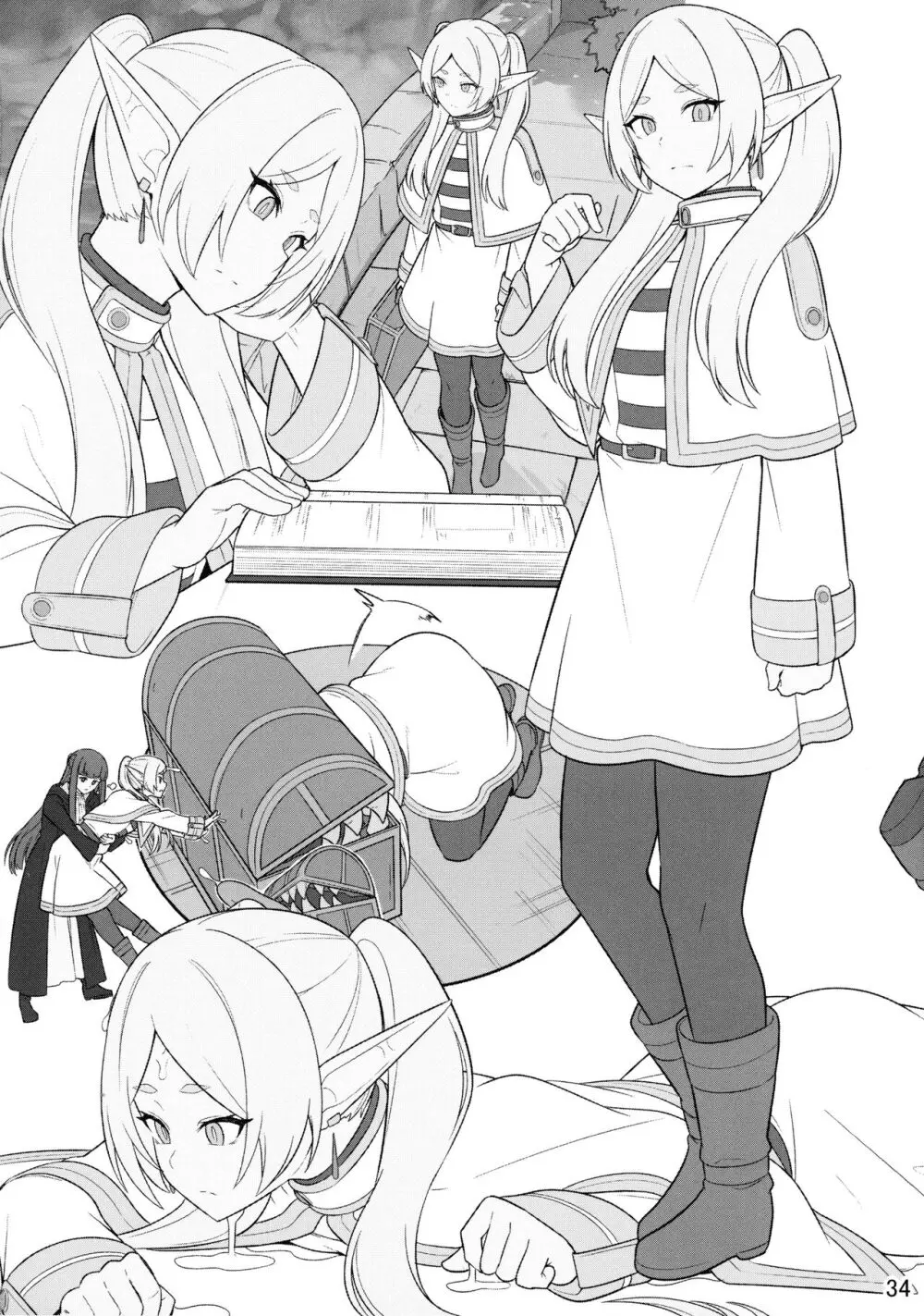 FRIEREN'S ちょっとHな本 - page36