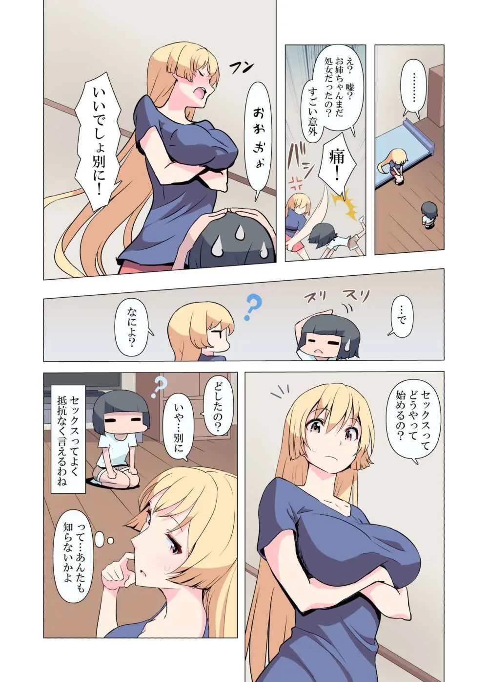 お姉ちゃんお願い!1回でいいからセックスさせて! - page9