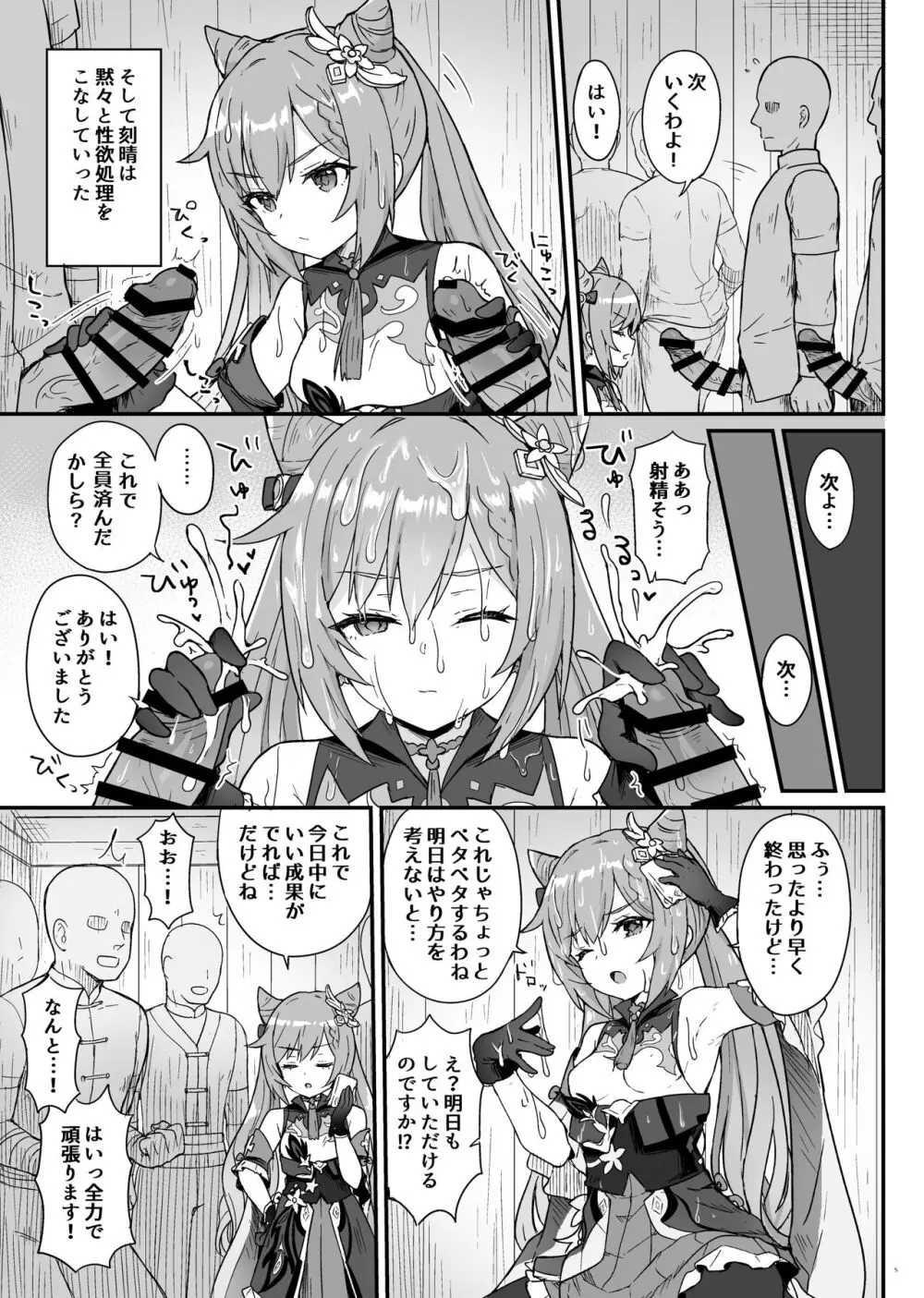 刻晴ちゃんが部下をシゴキまくる本 - page6