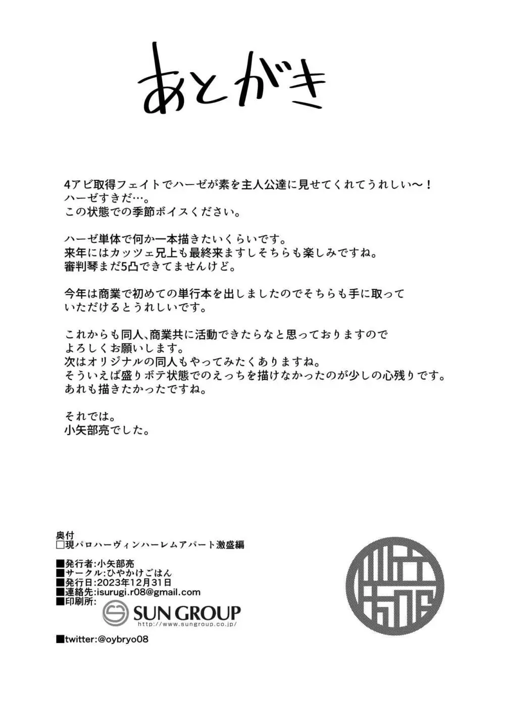 現パロハーヴィンハーレムアパート激盛編 - page25