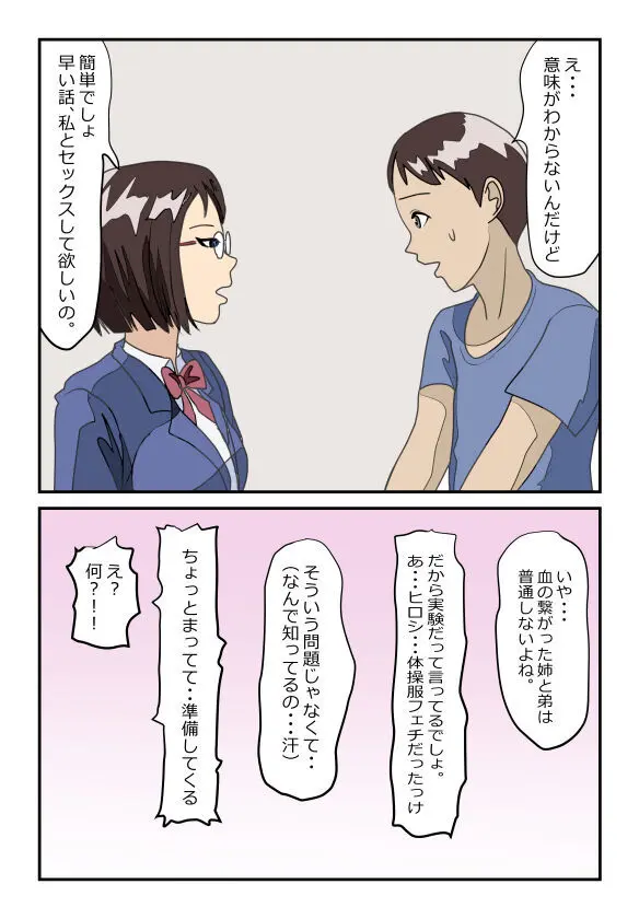 理系メガネの実姉に精液をしぼり取られたらもう姉弟には戻れない - page4