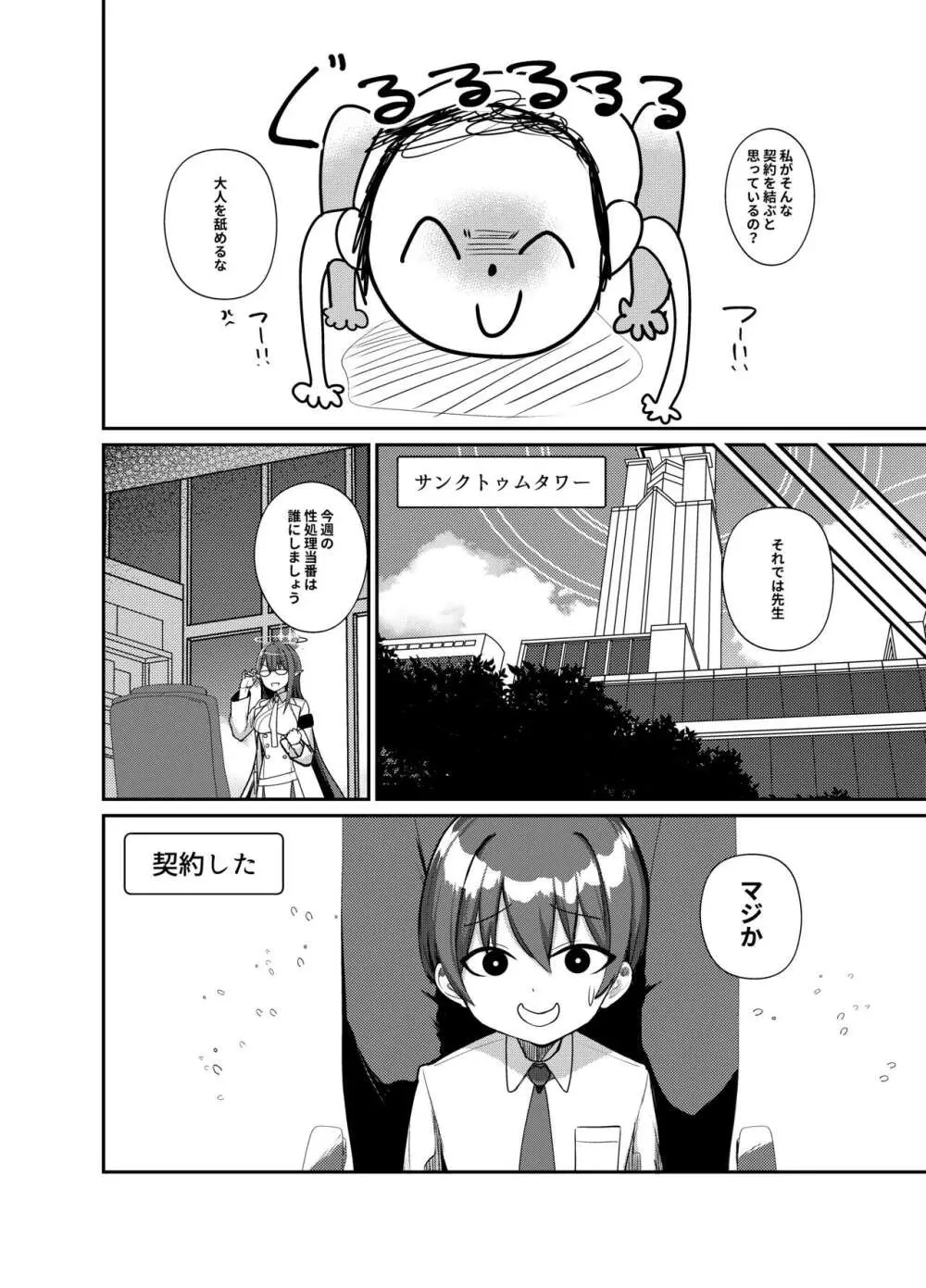 ショタ先生の性処理当番～ゲヘナ風紀委員会銀鏡イオリ編～ - page4