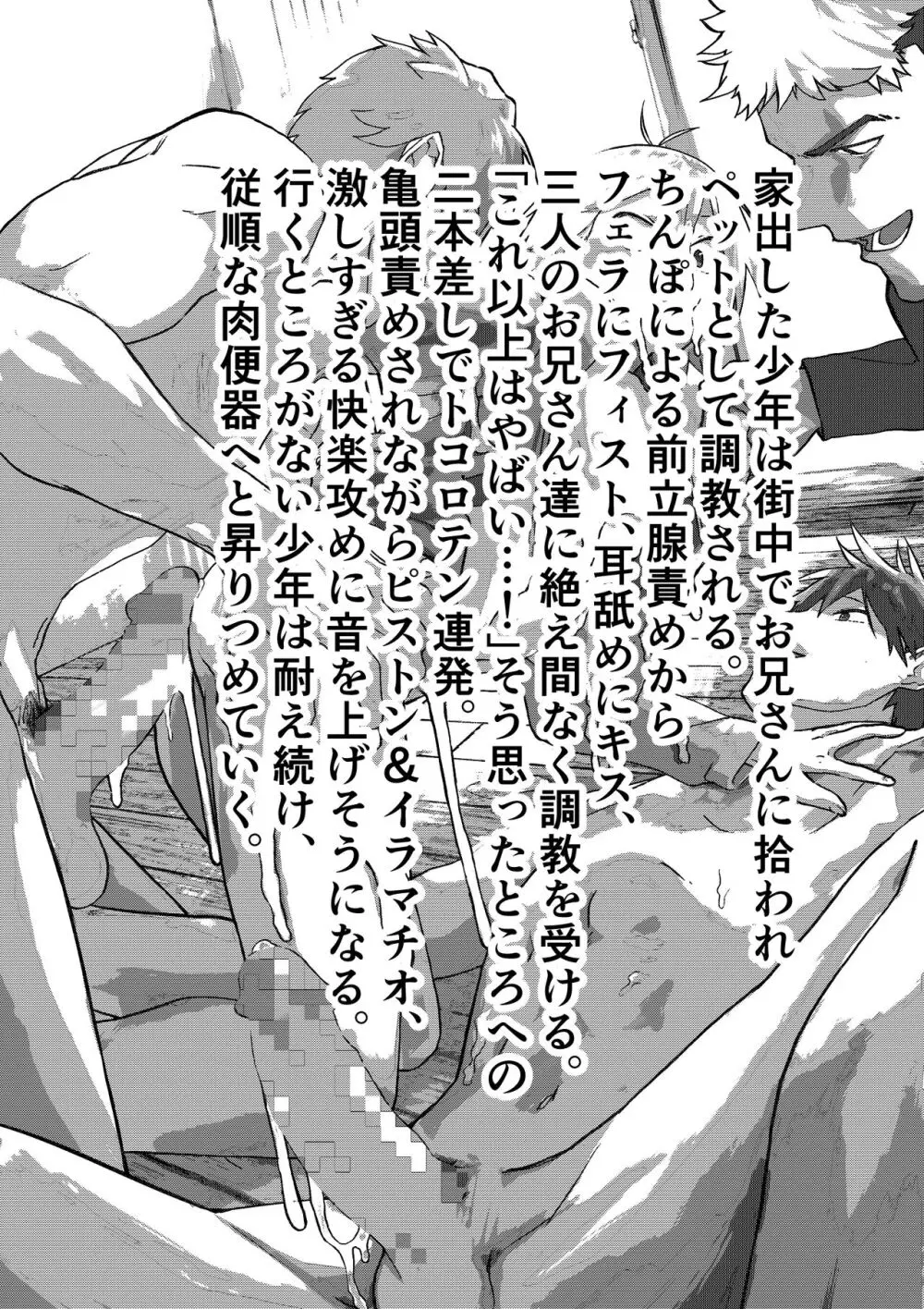 家出少年アナル調教肉便器 - page3
