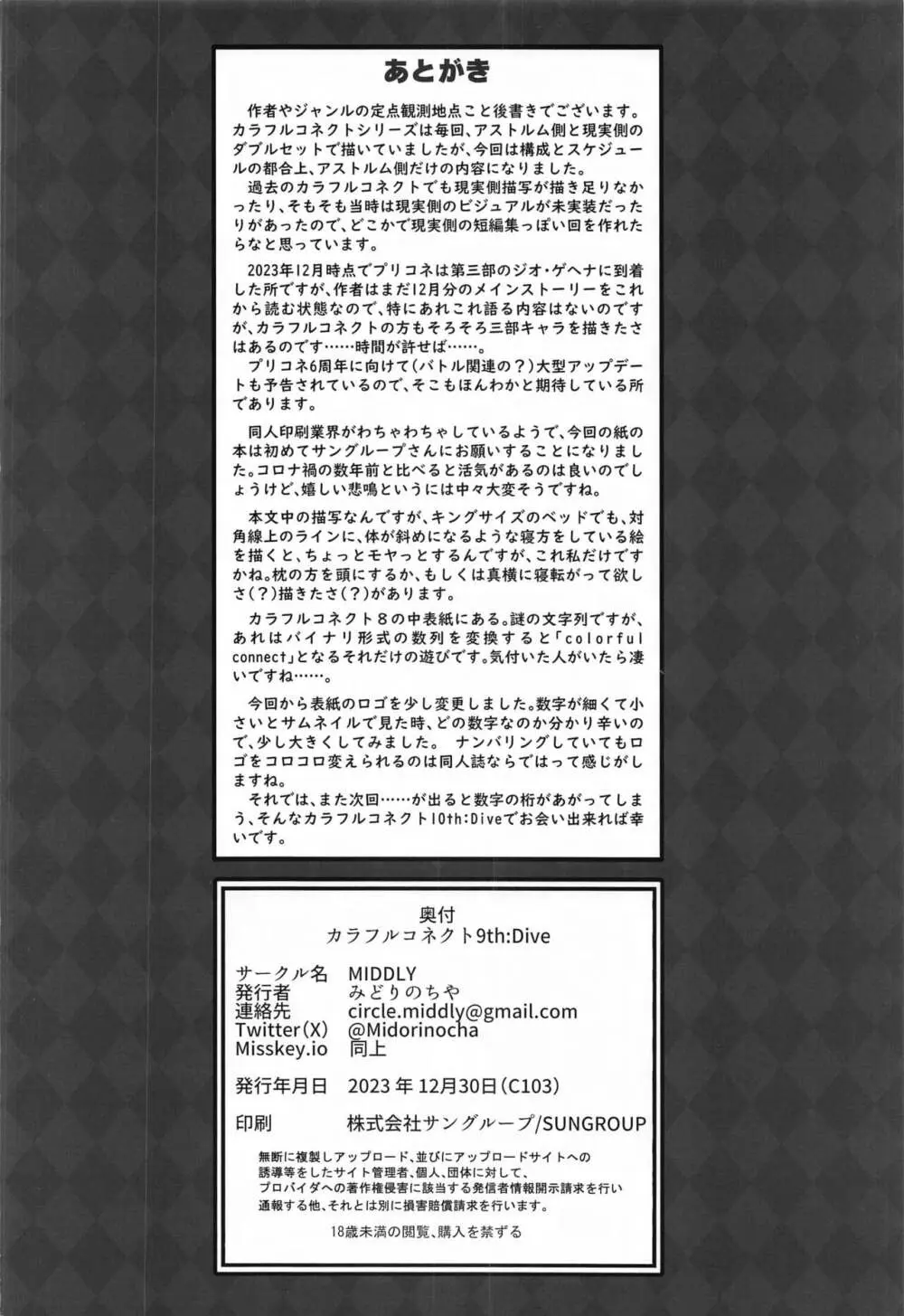 カラフルコネクト 9th:Dive - page33