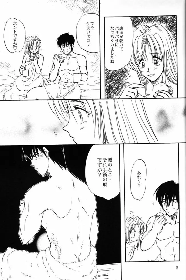 赤い薔薇、墓標に捧げて - page34