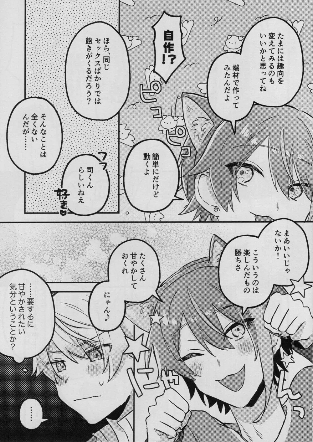 司類がにゃんにゃんする本 - page3