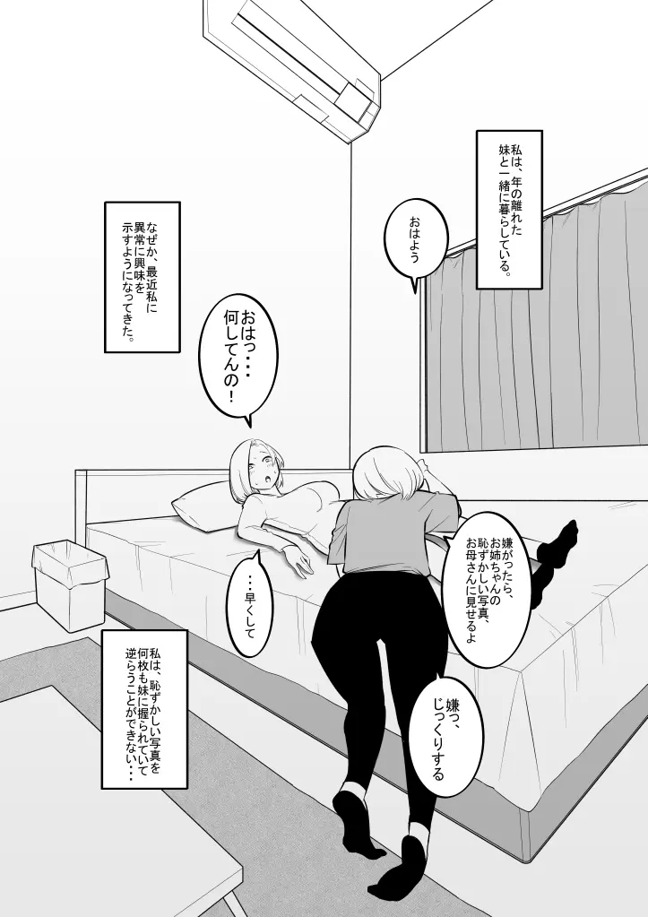 妹のおもちゃになった姉 - page2