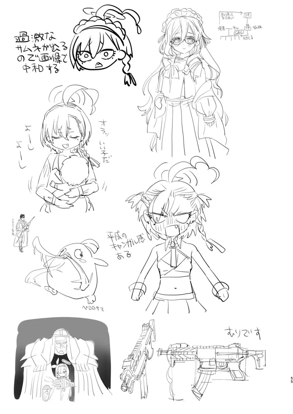 キヴォトスの川でエロ本拾った - page55