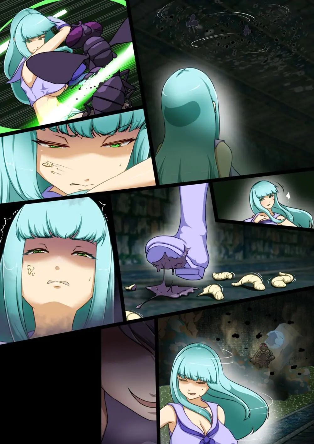 ウチの子がえっちな敵と戦って敗北する話 ～vsエブリン～ - page52