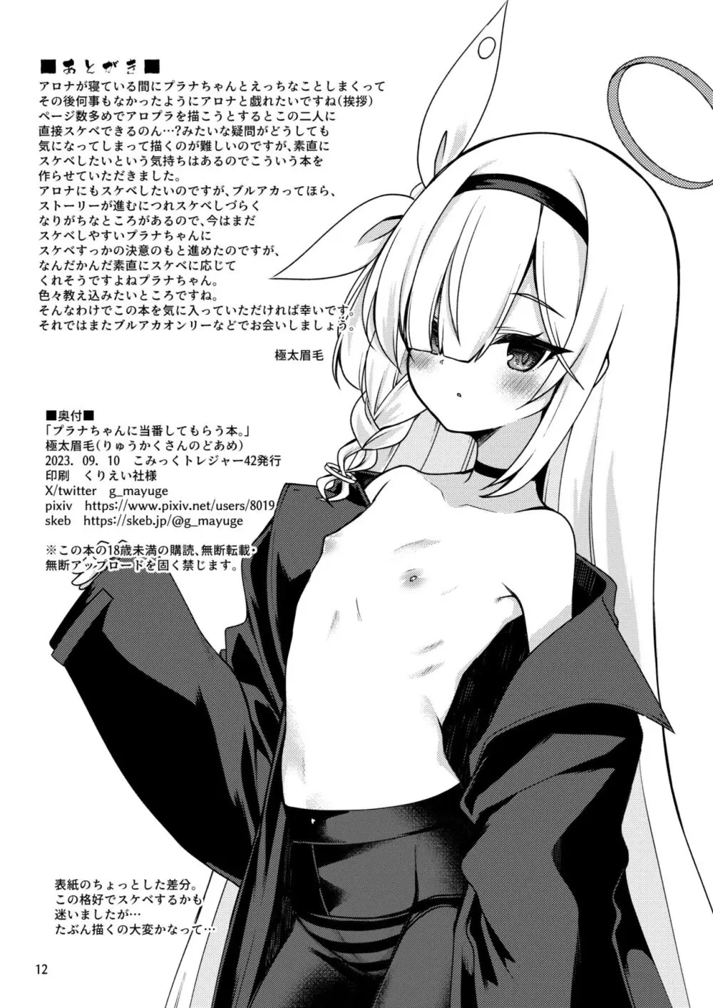プラナちゃんに当番してもらう本。 - page11