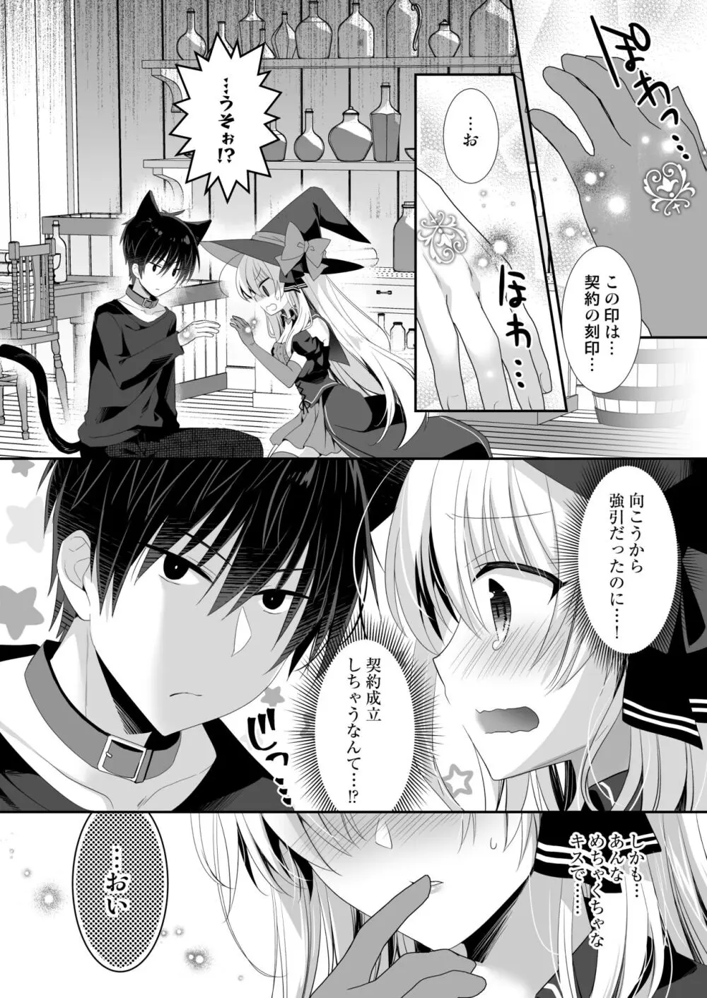 ポンコツ魔女とイジワルな猫。 -召喚した使い魔が言うことを聞いてくれません！- - page11