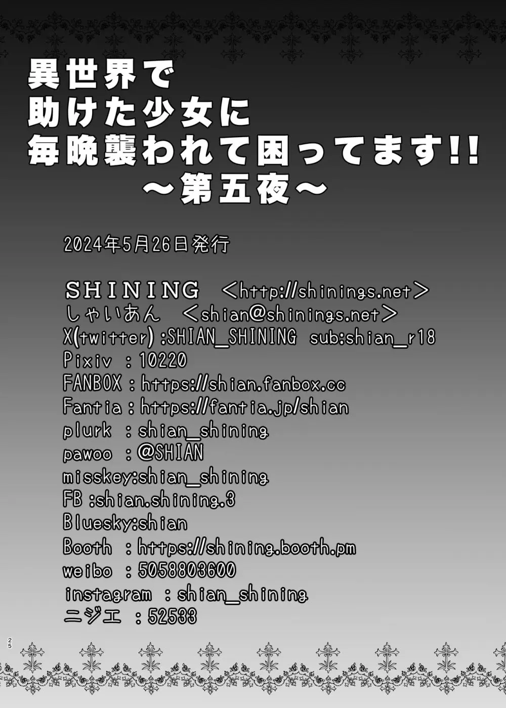 異世界で助けた少女に毎晩襲われて困ってます!! 第五夜 - page25
