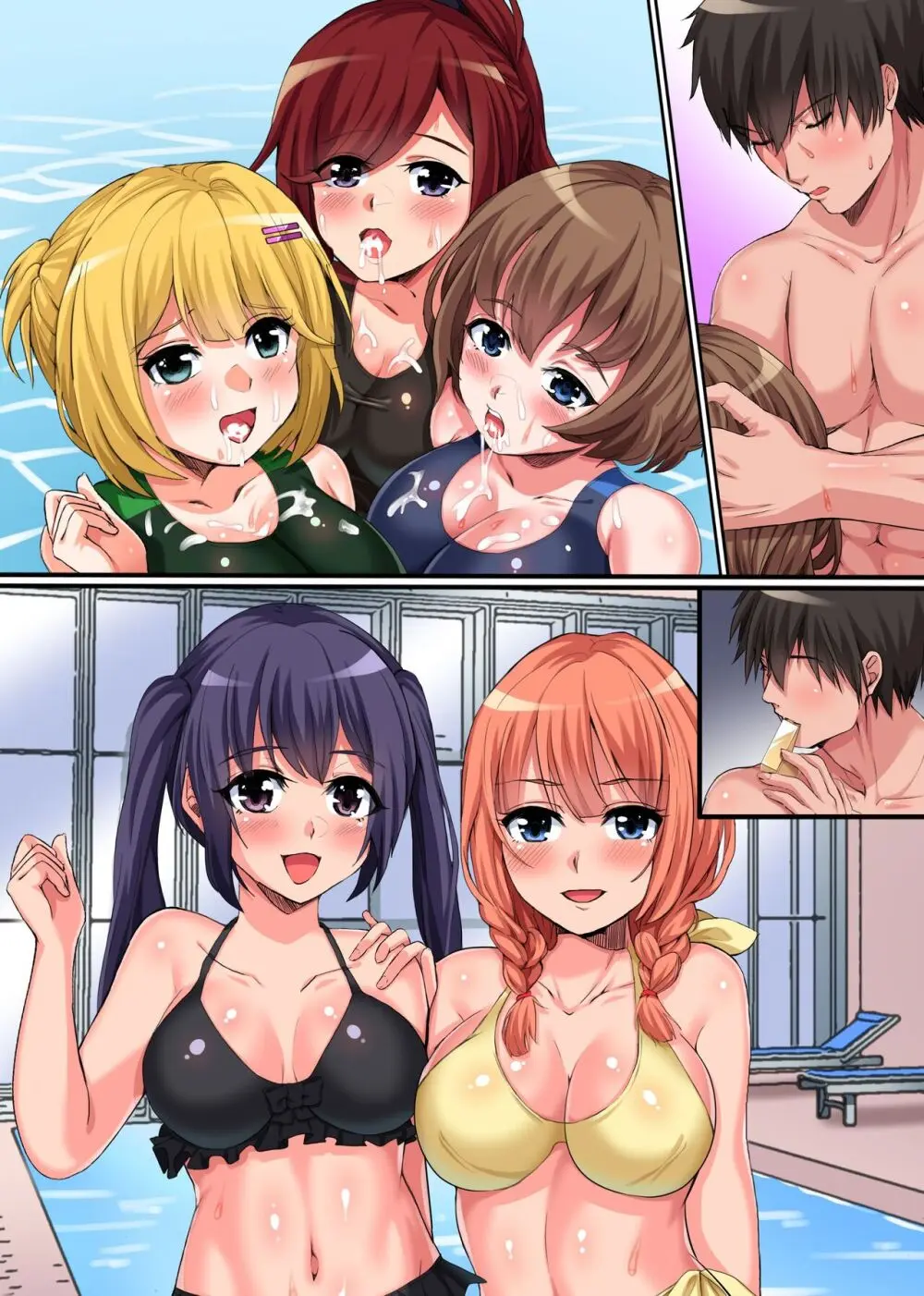水着美少女たちと催○ハメハメとれーにんぐっ!操りホイッスルでスクール女子たちを全員食い放題 - page28