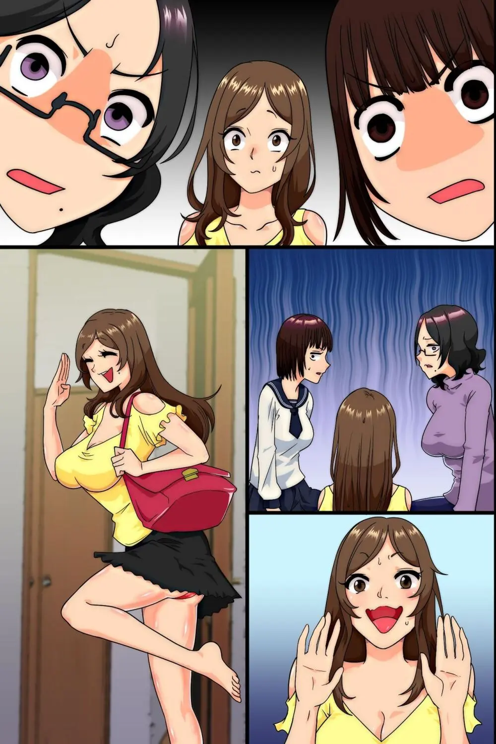 妊娠は近親でという法ができたので、母と妹と叔母が毎日俺のち〇ぽを狙ってくる - page57