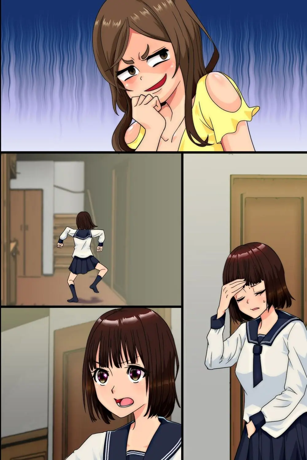 妊娠は近親でという法ができたので、母と妹と叔母が毎日俺のち〇ぽを狙ってくる - page58