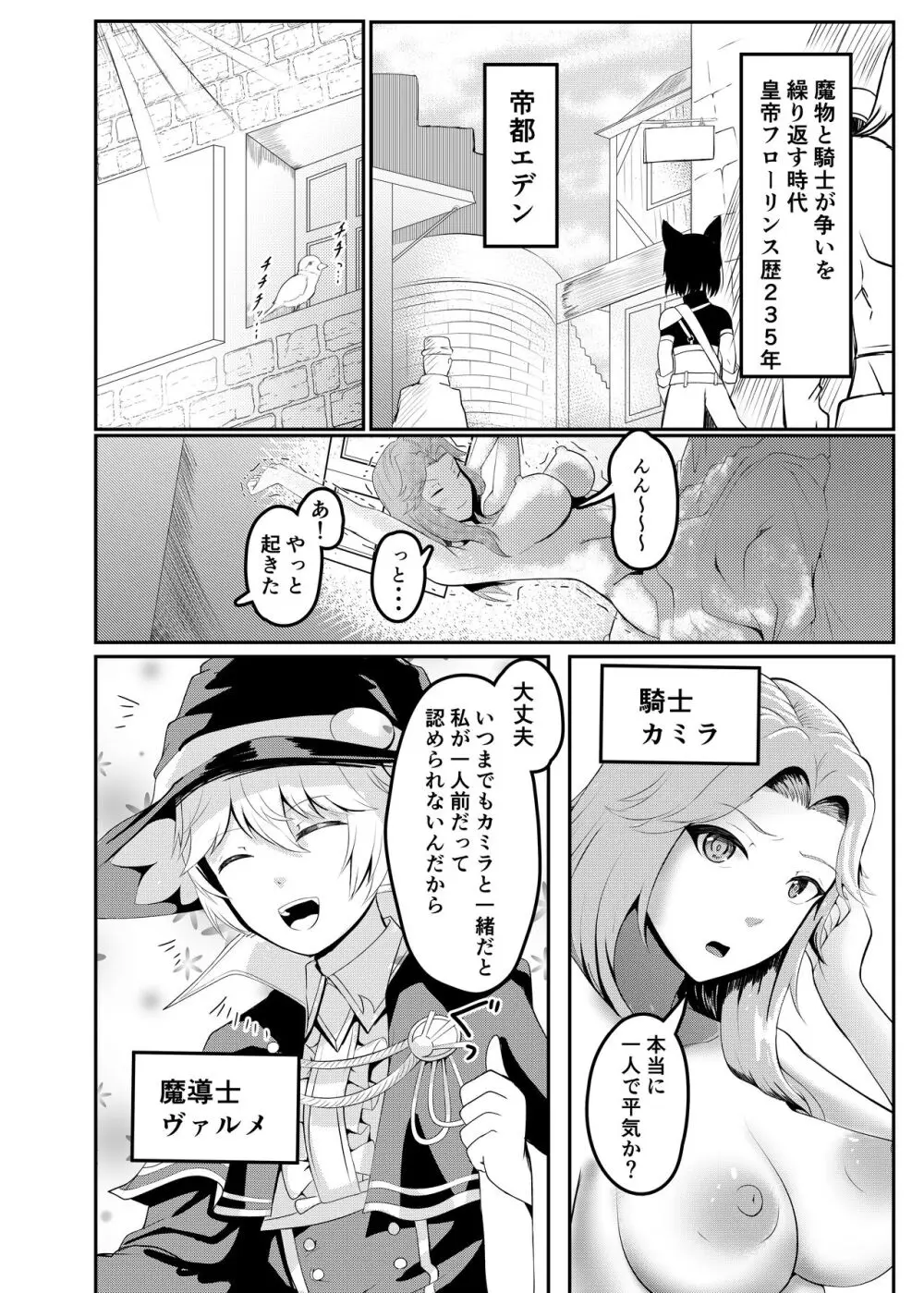 女騎士が自分にNTR×完堕ちするまで後〇日 - page4