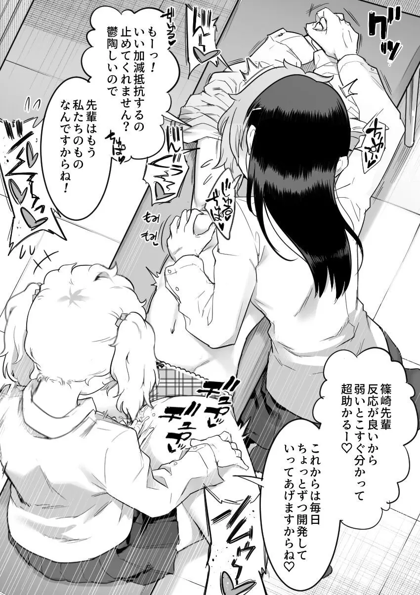 レズ後輩と篠崎 - page6