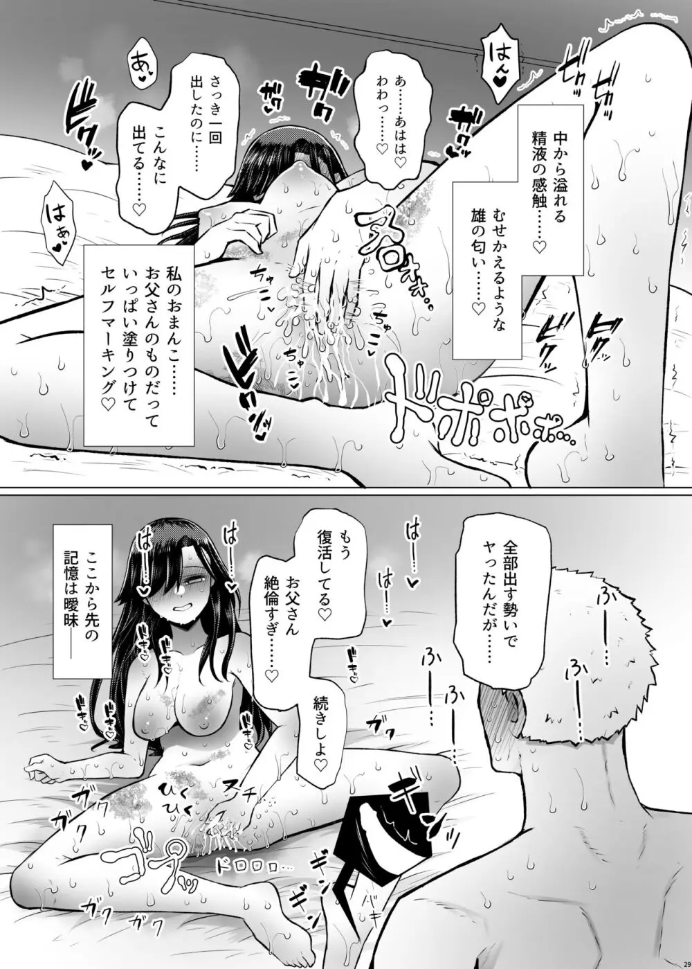 遺伝性疾患のリスクが無いなら実父と子作りしてもいいよね♥4 - page29