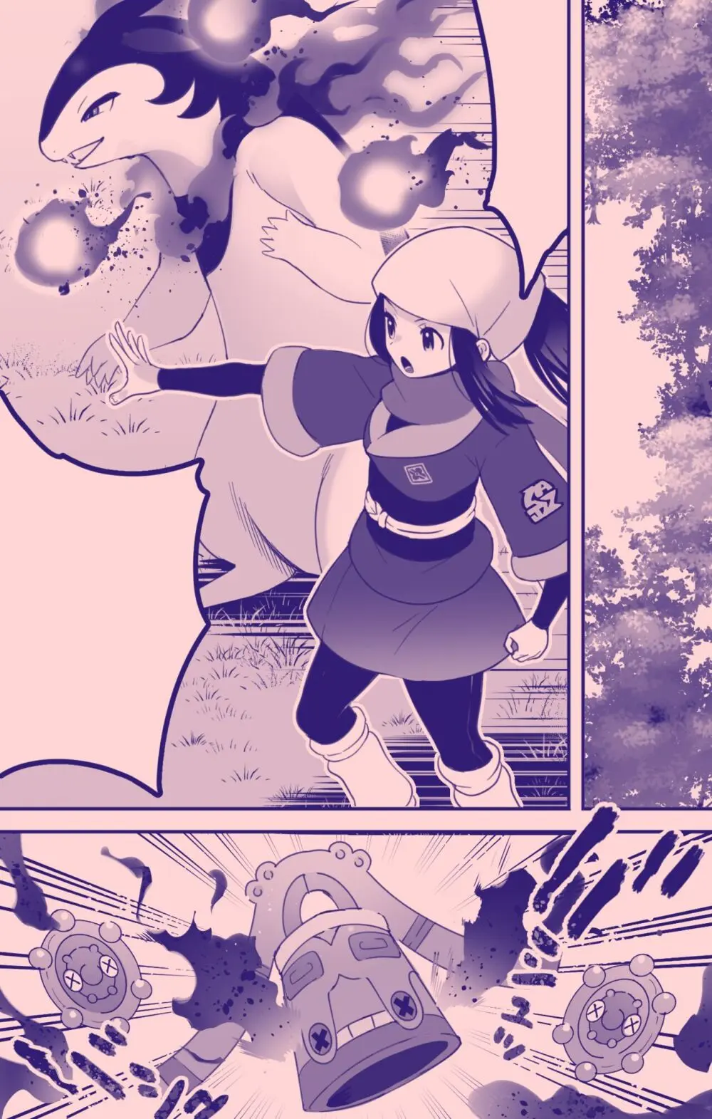 ヒスイバクフーン×ショウ 漫画 - page1