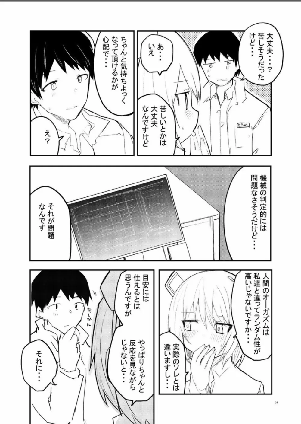 セクサロイド開発課の日常 vol.1-2 - page34