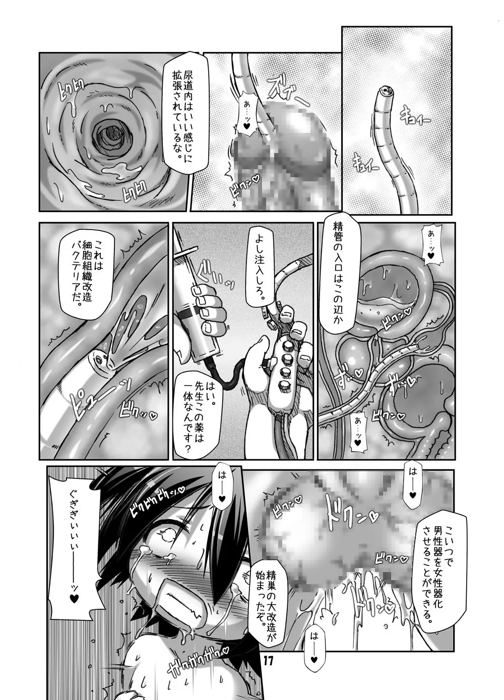 ふた○がくかん～ふたなり妊婦少女・七海～ - page17