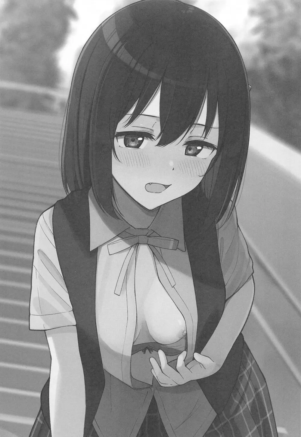 街で遭遇した栞子ちゃんにえっちなお願いしてみた - page2