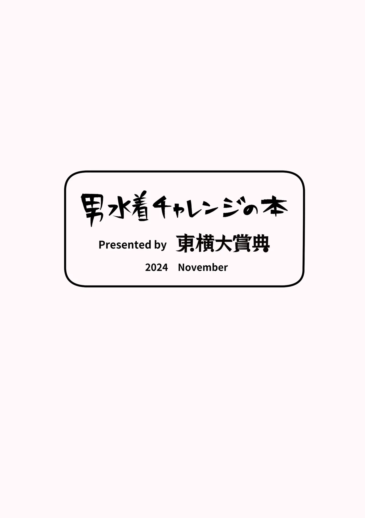 男水着チャレンジの本 - page24