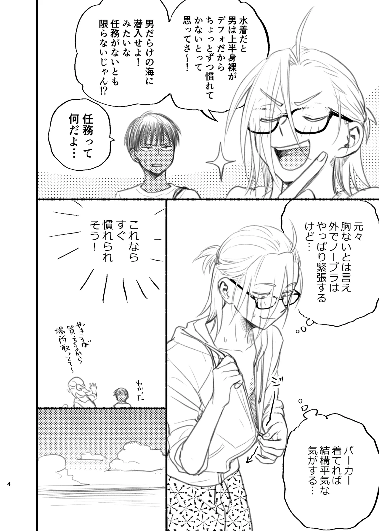 男水着チャレンジの本 - page4