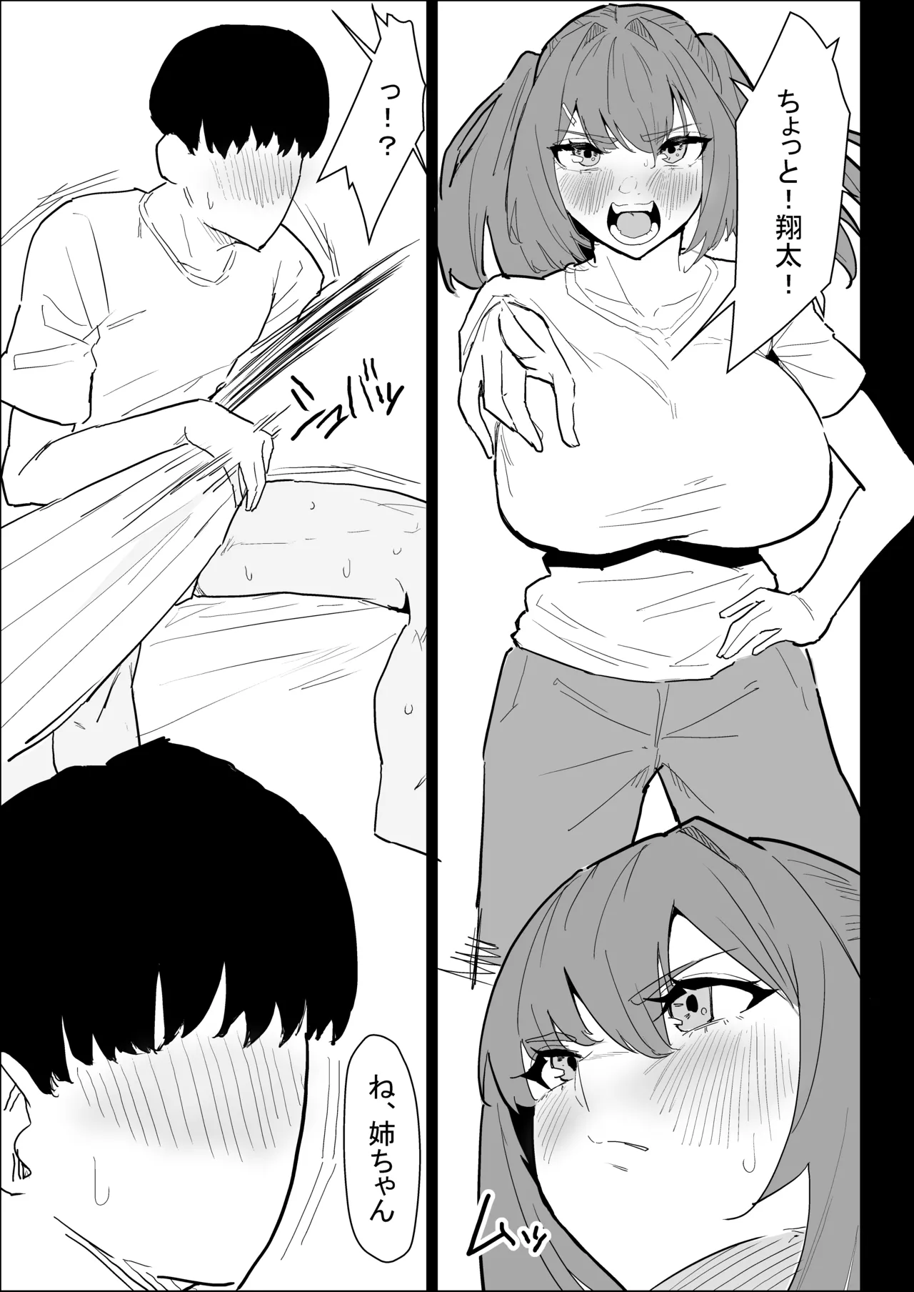 彼氏持ちの仕方なく抜いてくれる爆乳な姉貴 - page23