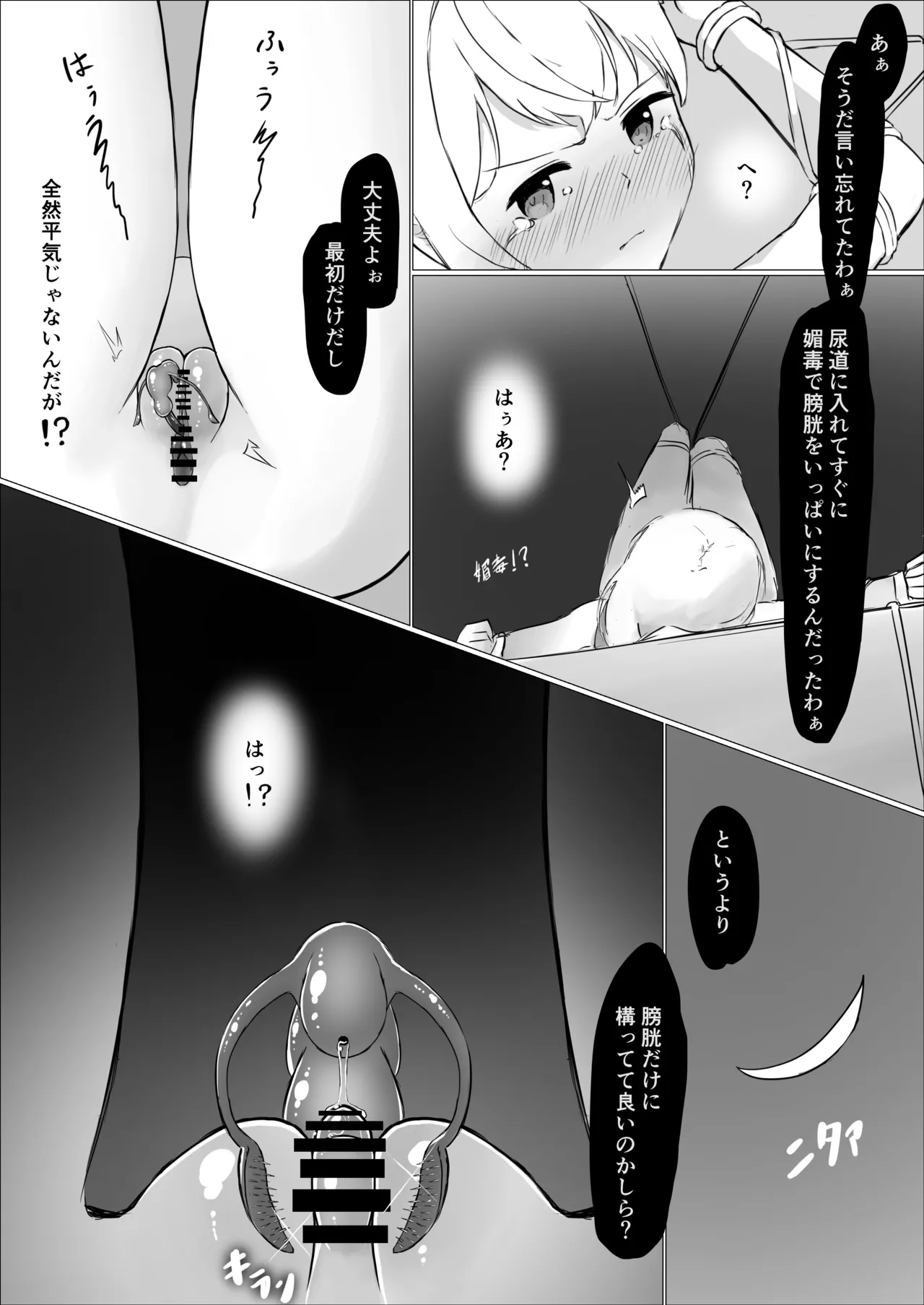 魔導士メレシーの豆源郷 -魔導士エルフを襲う休みないクリトリス地獄 ②クリオナホ膀胱媚薬漬け尿道責め小型触手 - page13